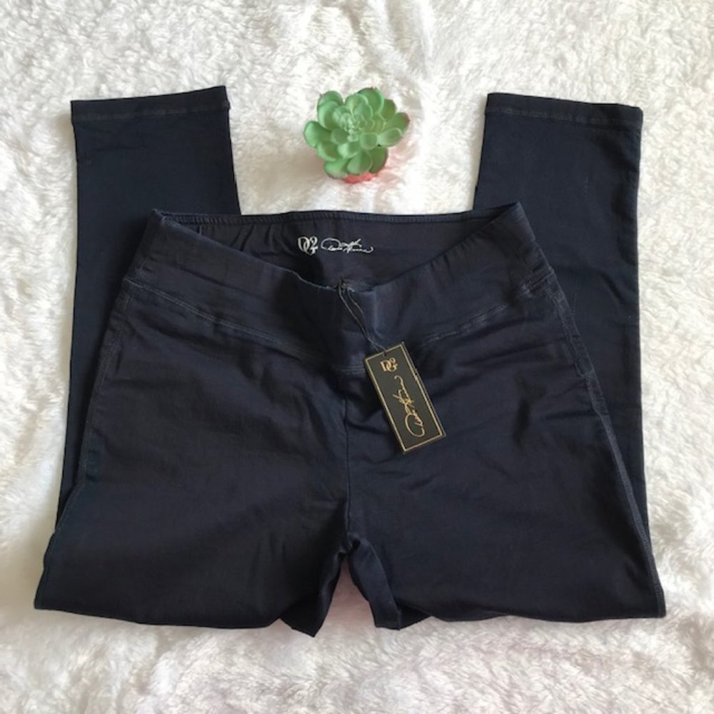 DG2 by Diane Gilman Pull On Jegging Dark Denim NWT